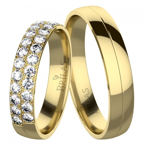 Karin Gold - snubné prstene zo žltého zlata