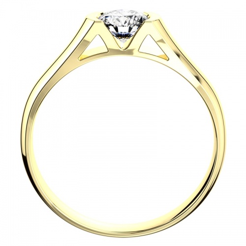 Aura Gold - zásnubný prsteň zo žltého zlata