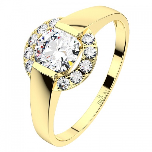 Sofia G Briliant - zásnubný prsteň zo žltého zlata