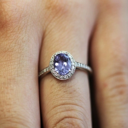 Alice Tanzanit Briliant - zlatý prsteň s tanzanit a briliantmi
