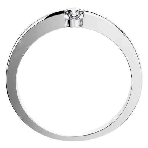 Kyra White -  zásnubný prsteň z bieleho zlata