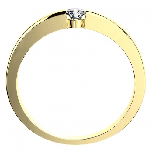 Kyra Gold - zásnubný prsteň zo žltého zlata