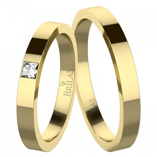 Karen Gold - snubné prstene zo žltého zlata