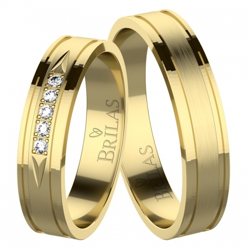 Lana Gold - snubné prstene zo žltého zlata