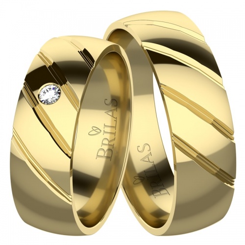 Dakota Gold - snubné prstene zo žltého zlata