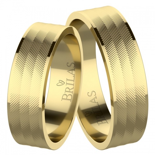 Saxana Gold - snubné prstene zo žltého zlata