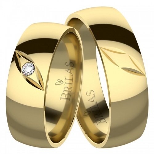 Nora Gold - snubné prstene zo žltého zlata