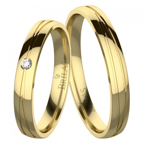 Mahulena Gold - snubné prstene zo žltého zlata