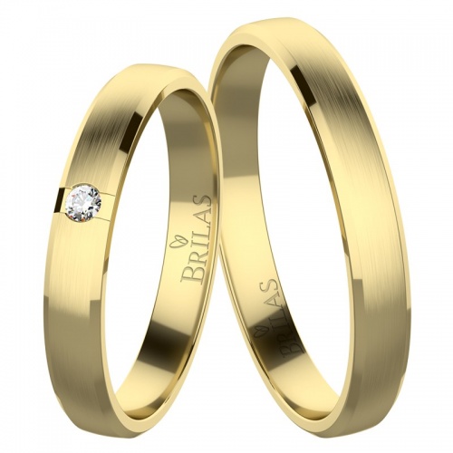 Gizela Gold - snubné prstene zo žltého zlata