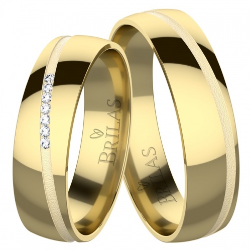 Mariangela Gold - snubné prstene zo žltého zlata