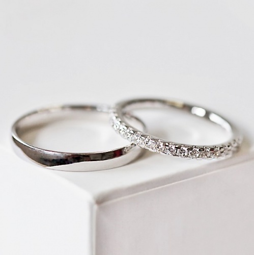 Lupita White - snubné prstene z bieleho zlata