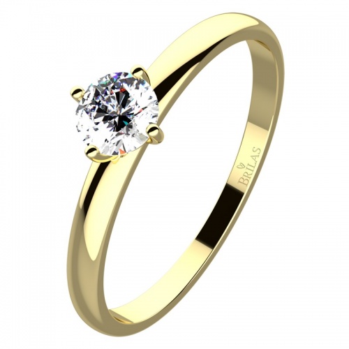 Brigita G Briliant   - skvostný zásnubný prsteň s briliantom