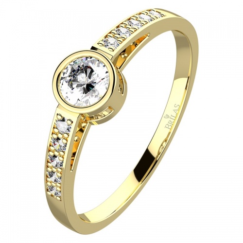 Ida Gold  - jemný zásnubný prsteň