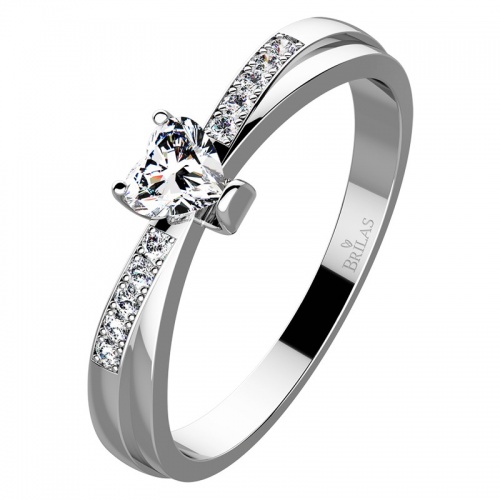 Viktorie White  - elegantný zásnubný prsteň