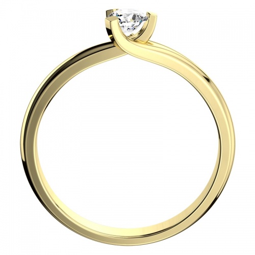 Polina Gold Briliant - zásnubný prsteň zo žltého zlata