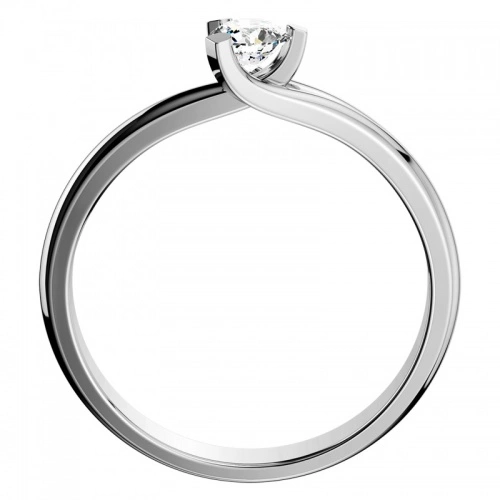 Polina White  -  zásnubný prsteň z bieleho zlata