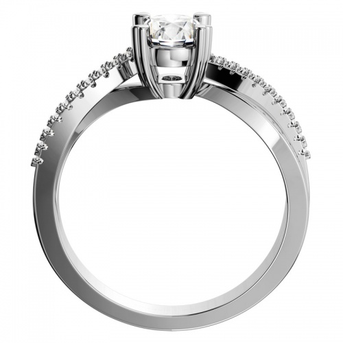 Garnet Silver - zásnubný prsteň zo striebra