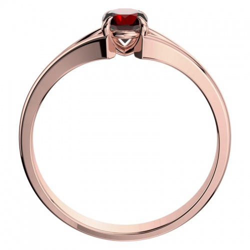 Pavla Red Granát - zásnubný prsteň z červeného zlata