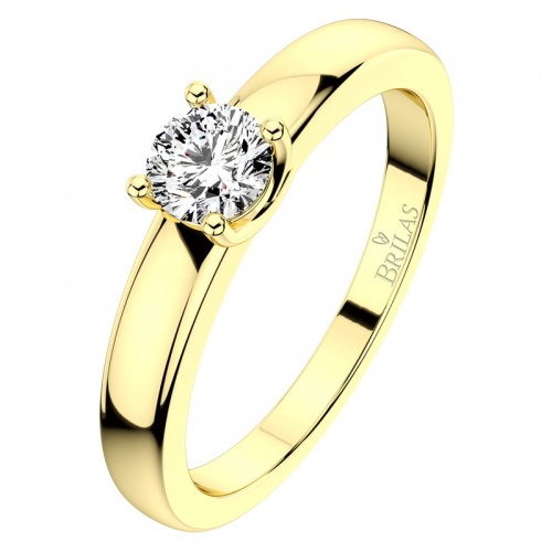 Apolena Gold - zásnubný prsteň s briliantmi