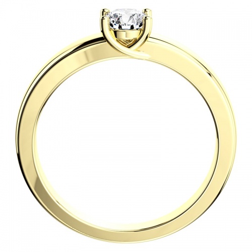 Apolena Gold - zásnubný prsteň s briliantmi