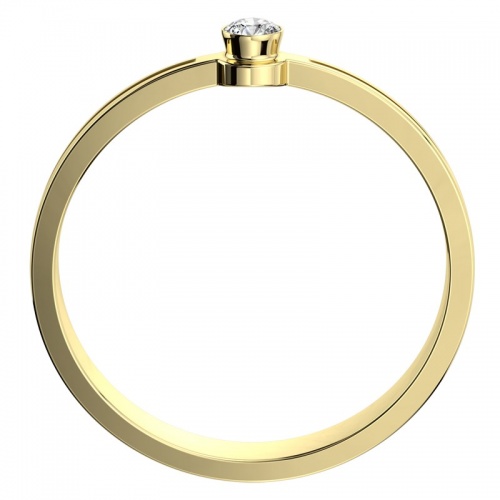 Aspen Gold - zásnubný prsteň zo žltého zlata