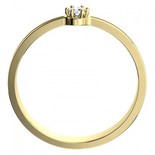 Kelsi Gold - zásnubný prsteň zo žltého zlata
