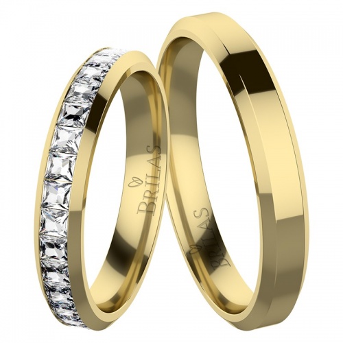 Chana Gold - snubné prstene zo žltého zlata