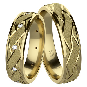 Kora Gold - snubné prstene zo žltého zlata