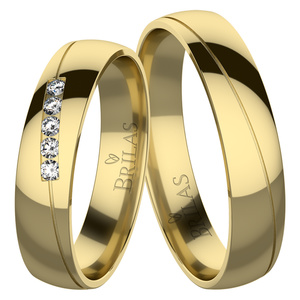 Enrica Gold - snubné prstene zo žltého zlata