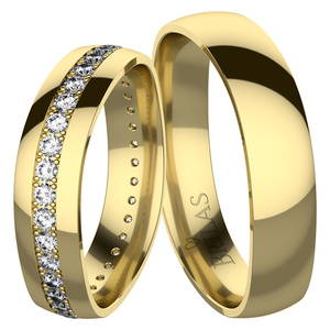 Talis Gold - snubné prstene zo žltého zlata