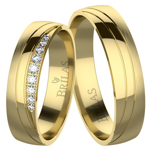 Destini Gold - snubné prstene zo žltého zlata
