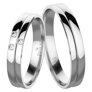 Zavara White - snubné prstene z bieleho zlata