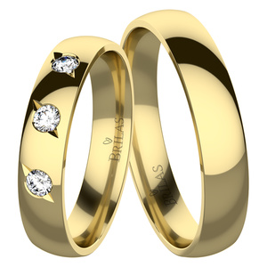 Arista Gold - snubné prstene zo žltého zlata