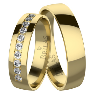 Triton Gold - snubní prsteny ze žlutého zlata