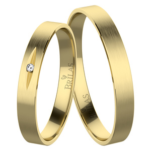 Maryska Gold - snubní prsteny ze žlutého zlata