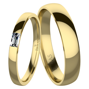 Brave Gold - snubní prsteny ze žlutého zlata