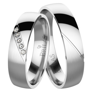 Clara Silver - snubní prsteny ze stříbra