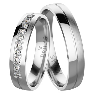 Fannia Silver - snubní prsteny ze stříbra
