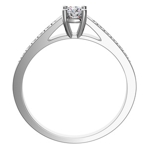 Rubyn White  - elegantný zásnubný prsteň