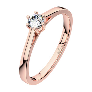 Helena R Briliant V. -  absolútne nádherný zásnubný prsteň z bieleho zlata