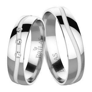 Iris Silver - snubní prsteny ze stříbra