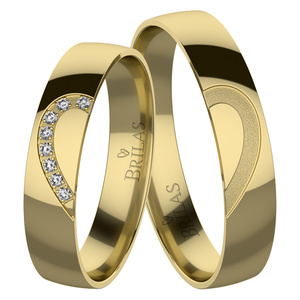 Jana Gold - snubní prsteny ze žlutého zlata
