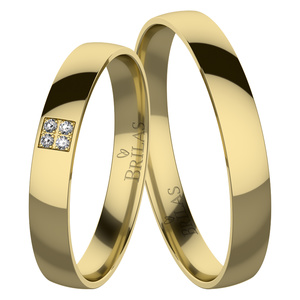 Irena Gold - snubní prsteny ze žlutého zlata