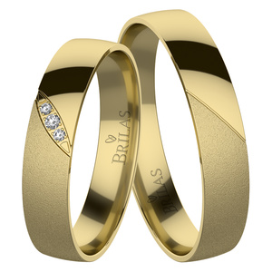 Leticie Gold - snubní prsteny ze žlutého zlata