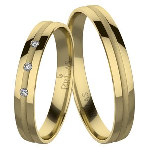 Lydie Gold - snubní prsteny ze žlutého zlata