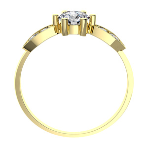 Eskill Gold - vkusný zásnubný prsteň z bieleho zlata