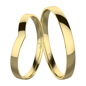 Robin Gold - snubní prsteny ze žlutého zlata