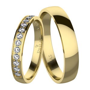 Diadem Gold - snubní prsteny ze žlutého zlata