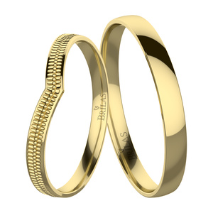 Deni Gold - snubní prsteny ze žlutého zlata