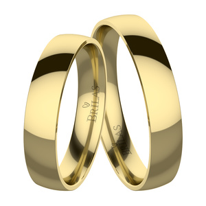 Dermont Gold comfort - snubní prsteny ze žlutého zlata